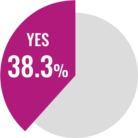YES 38.3%